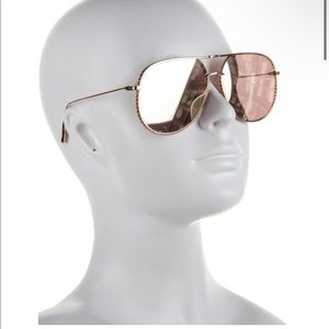Dior mirrored Gold aviators